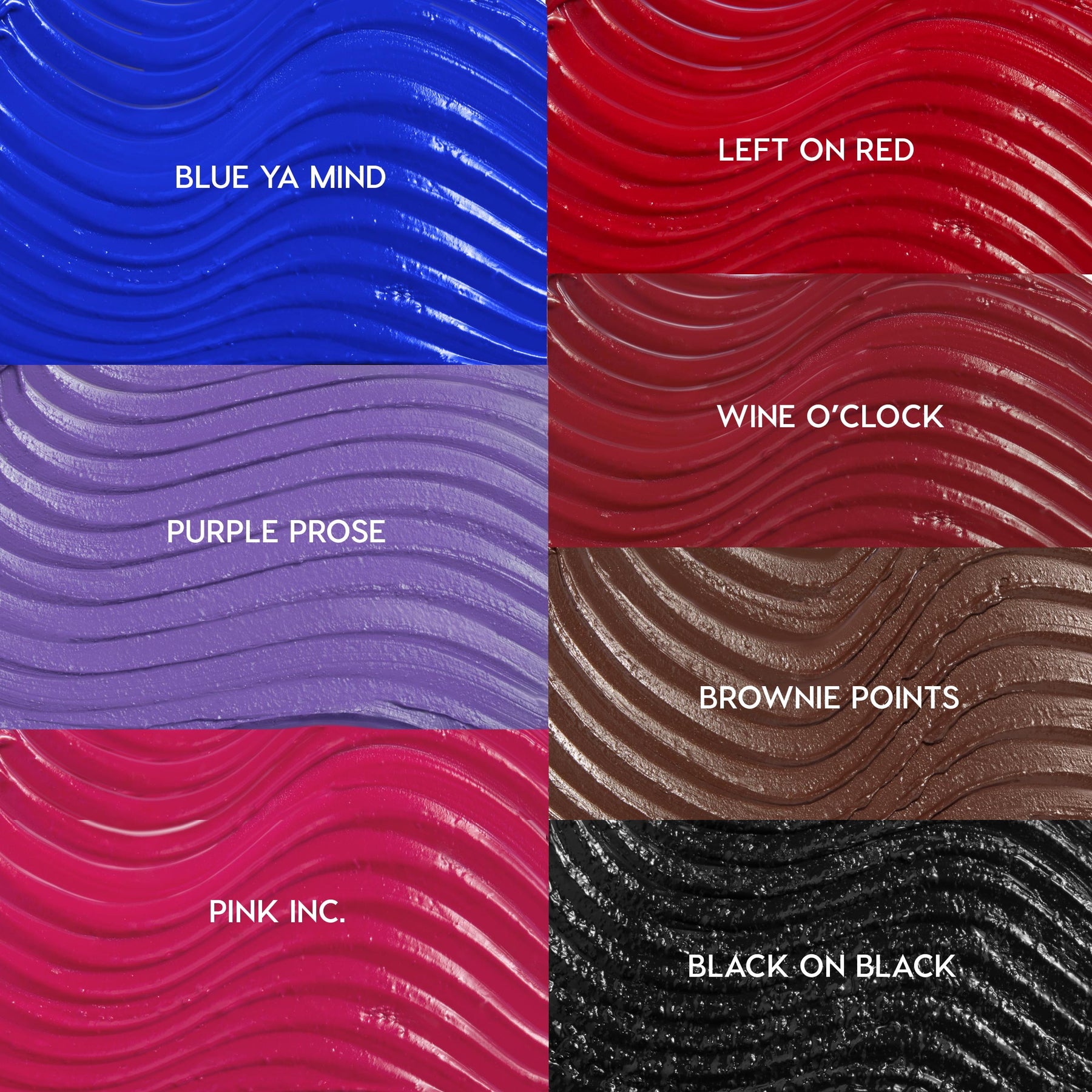 Black on Black - Pearlescent Timeless Lash Fan
