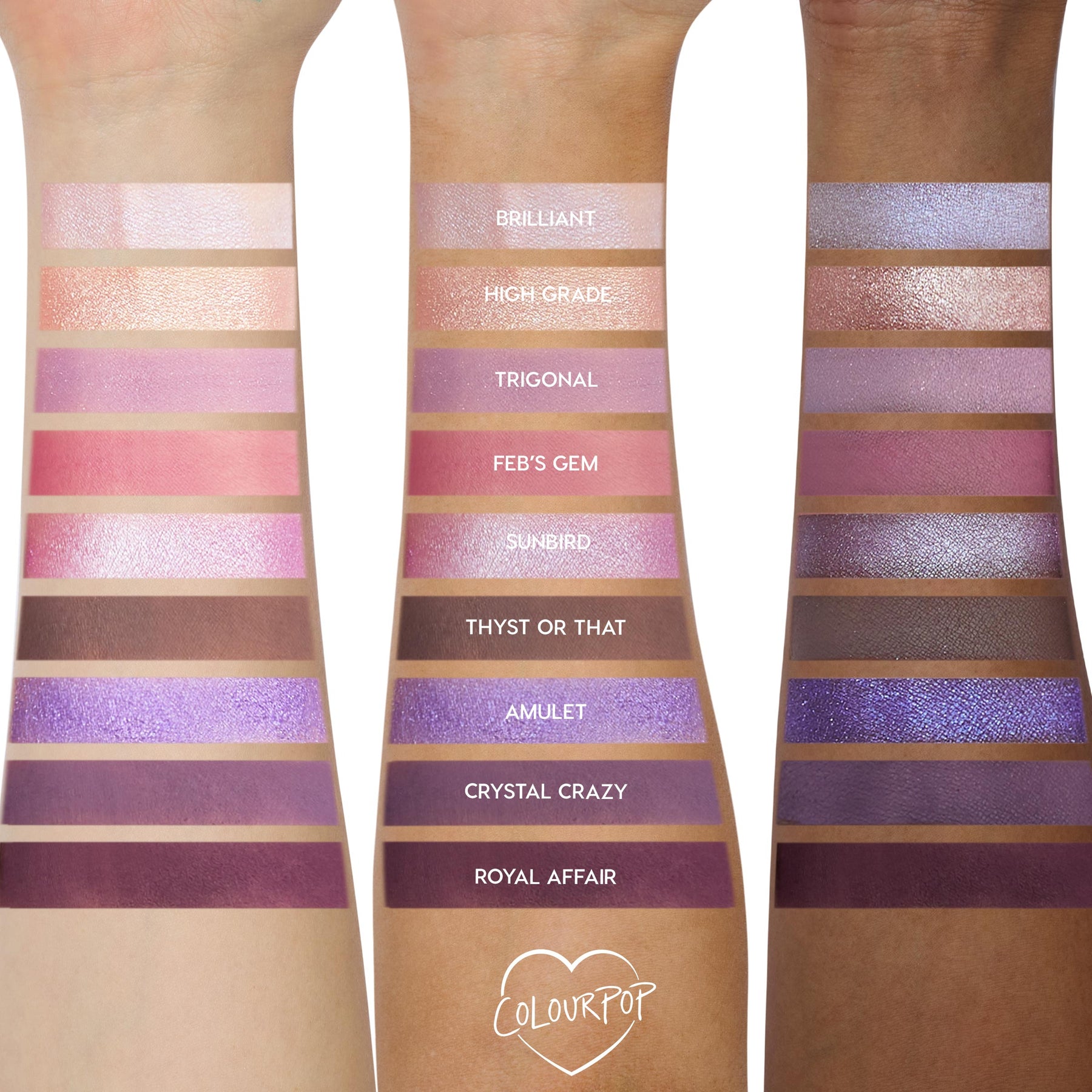All Amethyst - Delicate Romantic Eye Kit