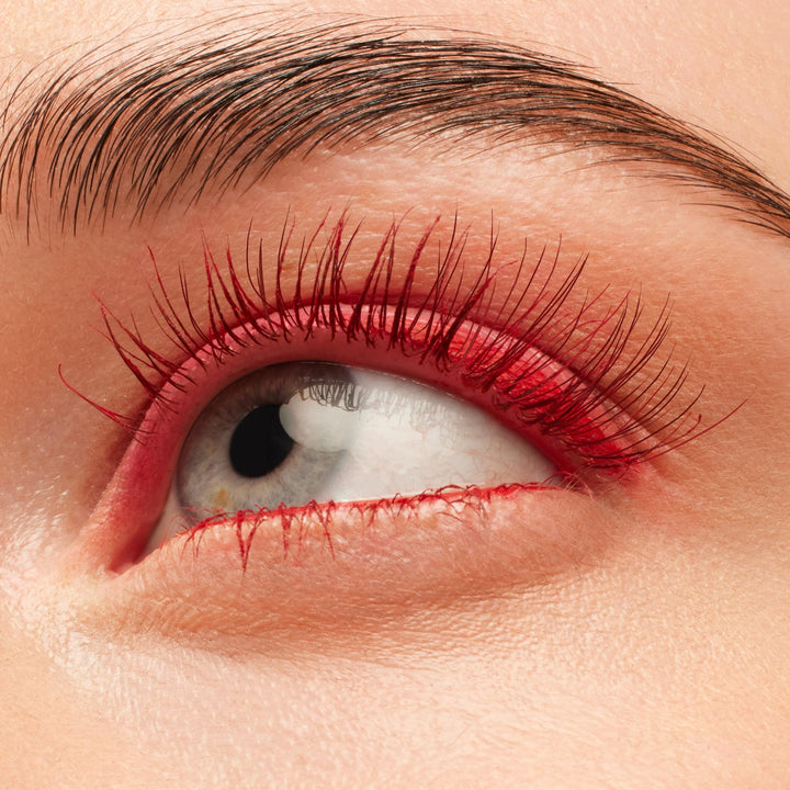 Left on Red - Dreamy Editorial Lash Look