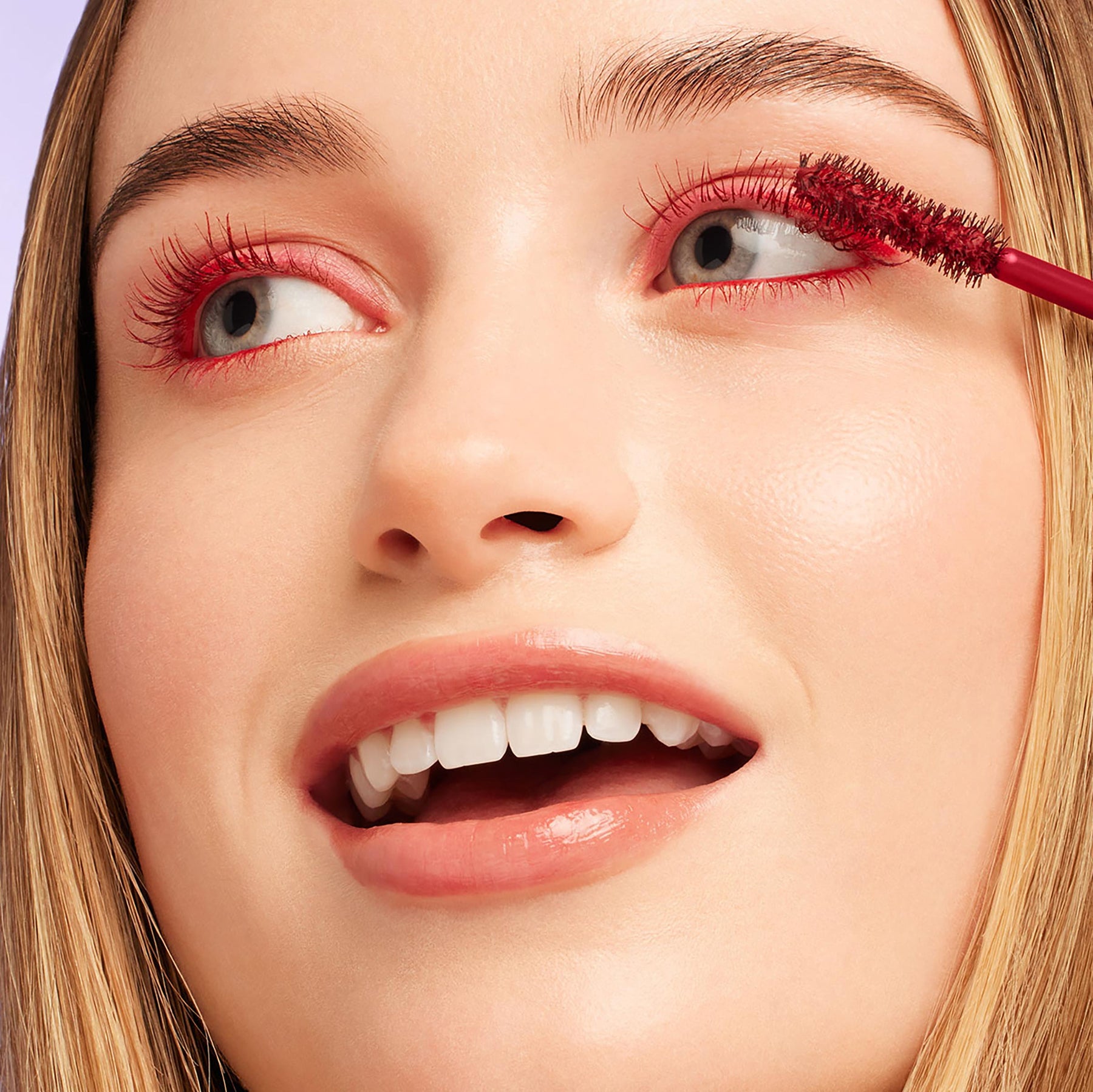 Left on Red - Dreamy Editorial Lash Look